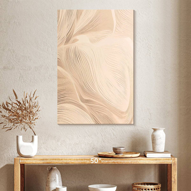 Beige doux désertique I, H 39 po x l 26 po