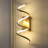 Senduk Scribble Modern Metal Integrated LED Vanity Light Sconce-109145237