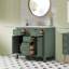 Ensemble de meuble-lavabo Bathroon avec lavabo en résine, 2 armoires-100933788
