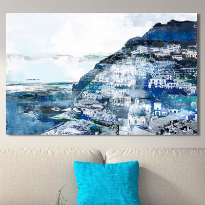 « positiano, amalfi coast i », reproduction d’impression sur toile tendue