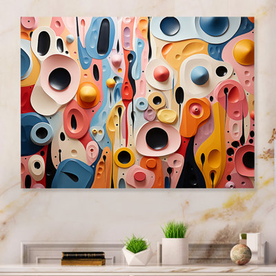 Colorful Abstract Liquid Art Swirls II - Abstract Metal Wall Art Decor MT137314