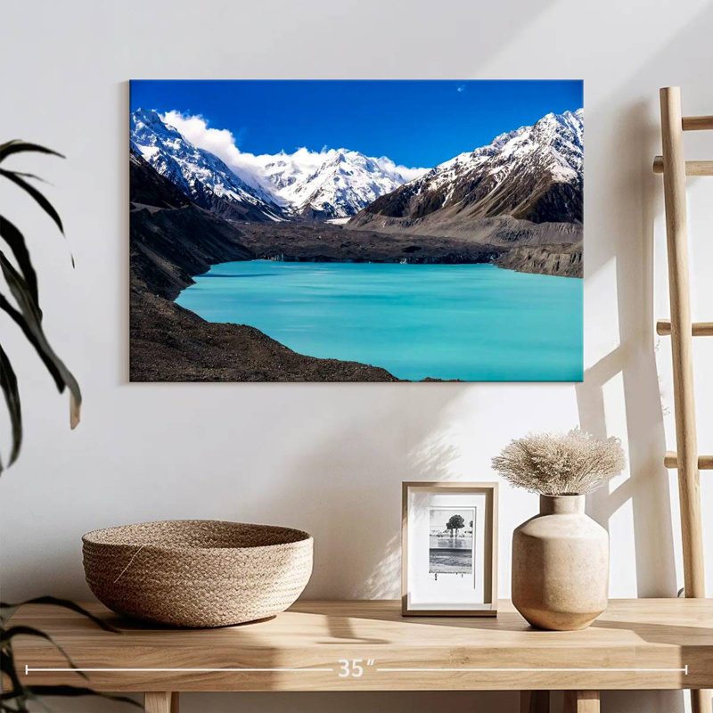 Bleu Nicci, lac Tasman, H 16 po x l 24 po