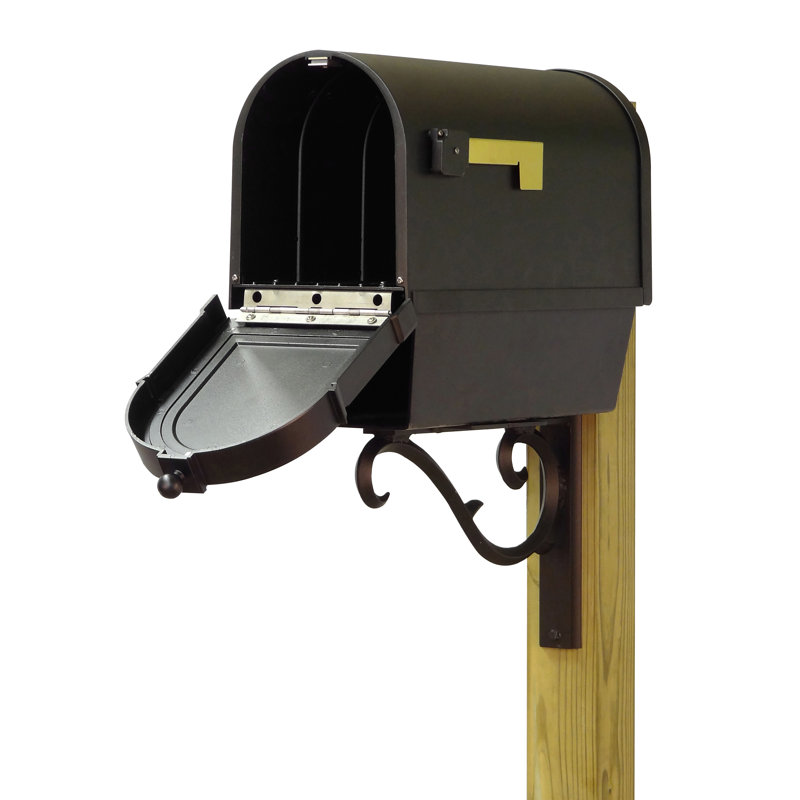 Berkshire Aluminum Post Mounted Mailbox