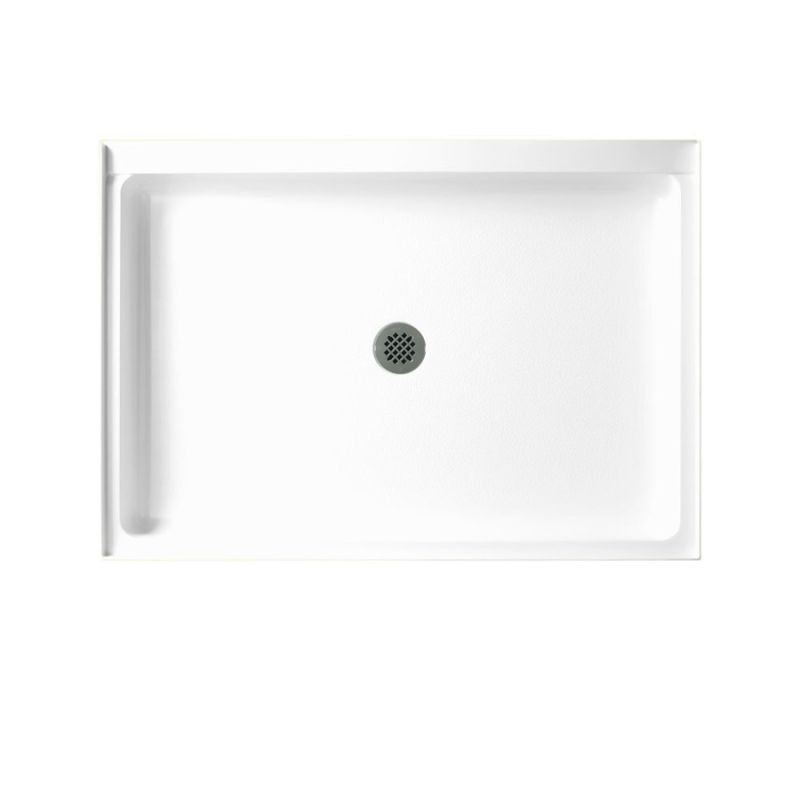 34'' W 42'' D Rectangular Single Shower Base, White