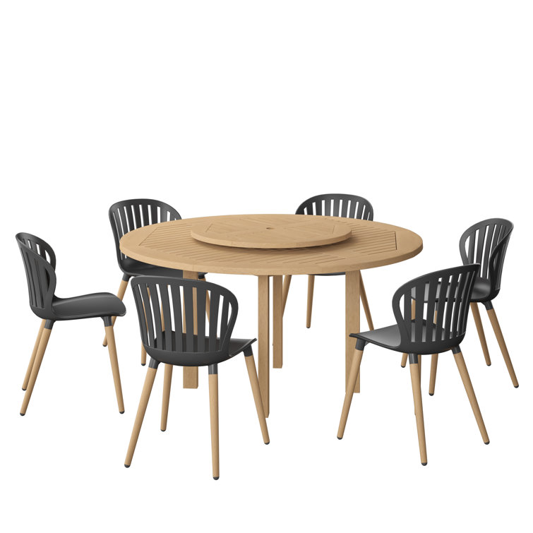 Anautica 7 Piece 100% FSC Certified Dining Set