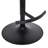 Modern Upholstered Adjustable Height Swivel Full Back Metal Base Bar Stool-585337191