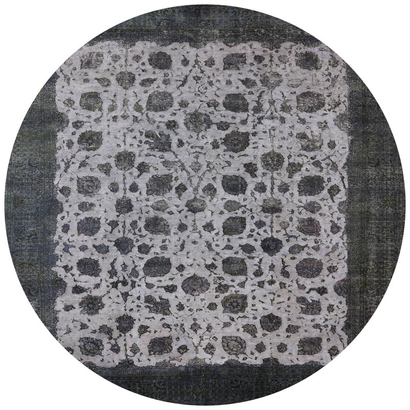 Tequesta Oriental Indoor Rug, Round 4'