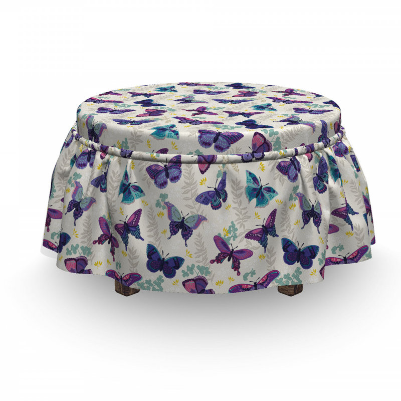 Box Cushion Ottoman Slipcover