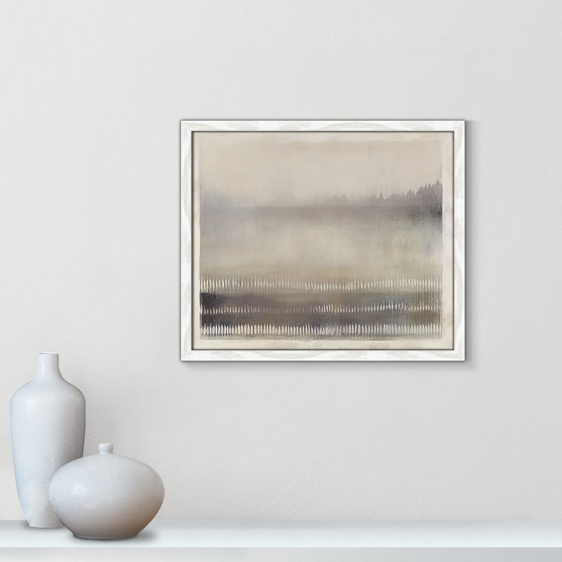 Équilibre équilibré III - reproduction de paysage par Irena Orlov, Grain de bois blanc, L 19 po x H 16 po