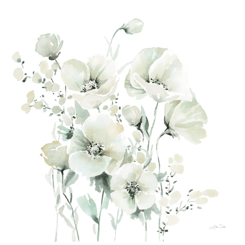 «Secret Garden Bouquet II» par Katrina Pete - reproduction, H 12 po x l 12 po