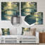 «Green Beige River Crossing Park Bridge I», art mural-1225037027-1225036954