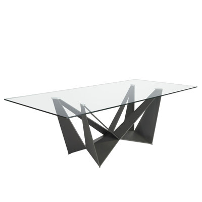 Glass Top Dining Table