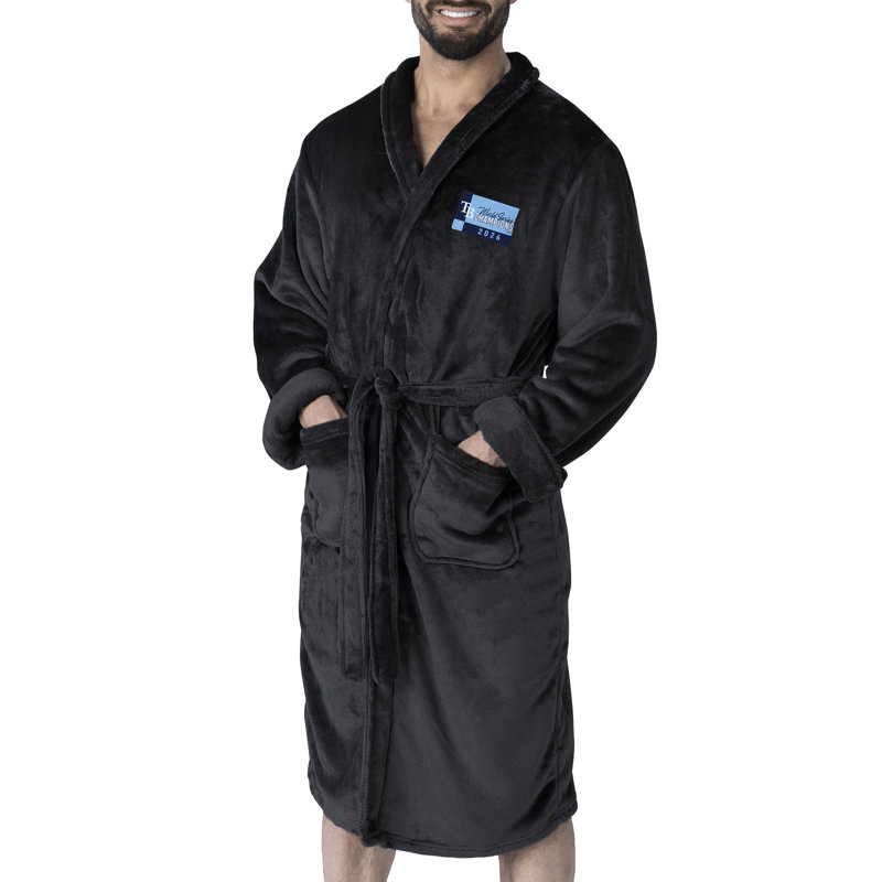 2026 MLB World Series Tampa Bay Rays 26 Champs Black Silk Touch Peignoir Large / TG, Grand / très grand