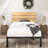 Eleanor Modern Metal Bed frame with Bamboo Headboard-21440697