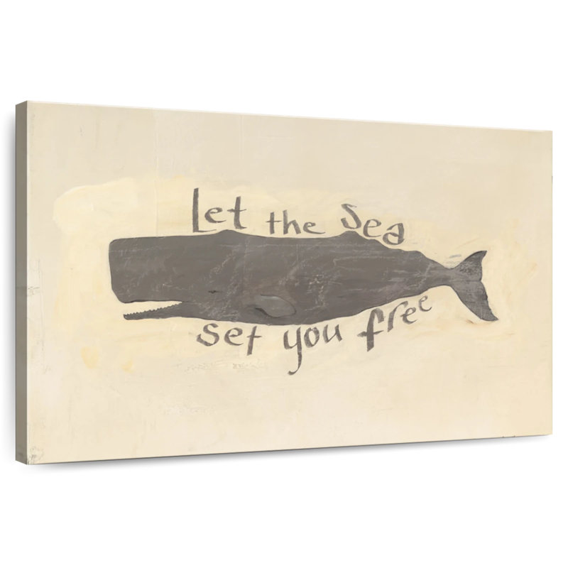 Crowle Whale Words, 26" H x 39" W