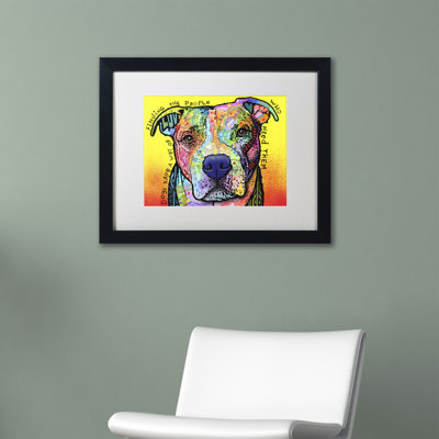 « dogs is a way » par dean russo, impression encadrée