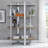 Libby Chrome Finish Bookshelf