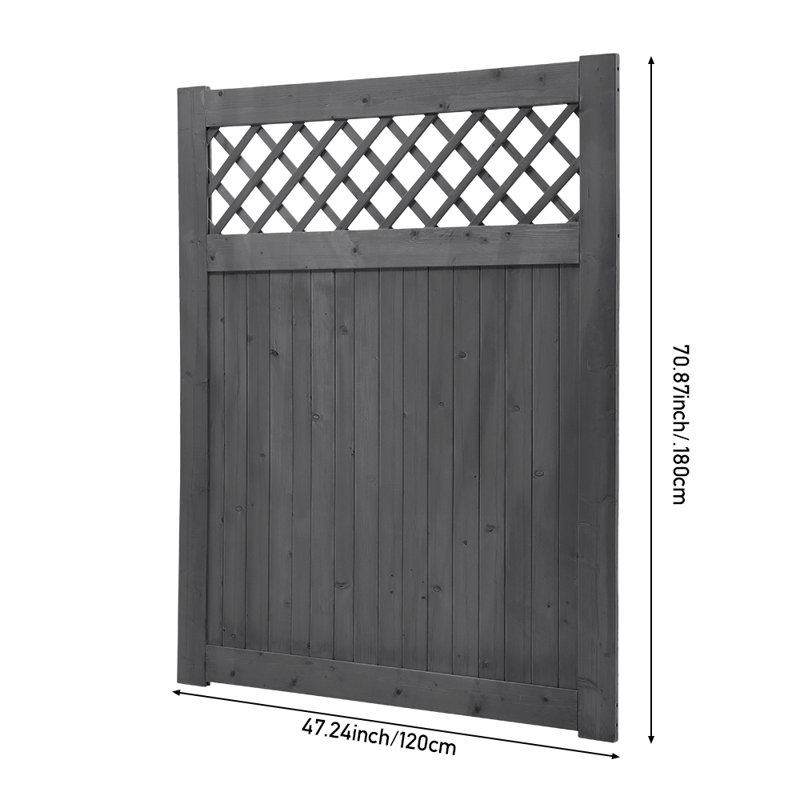 Gate Fencing with 1 Panel(s) Included, 150cm H x 120cm W x 2.3cm D
