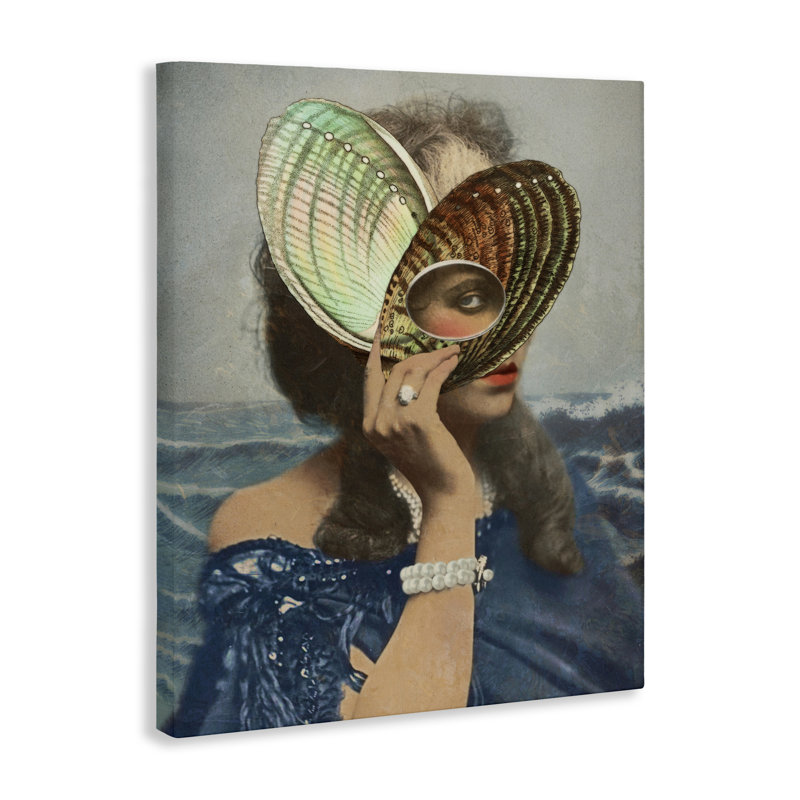 Portrait de toile Naturalist, design par Victoria Barnes, H 20 po x l 16 po