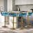 Ginko Modern Adjustable Bar Stools, Swivel Counter Stools with Upholstered Seat, Backrest, Footrest and Metal Frame for Kitchen and Home Bar -879564369-898201622-935555700