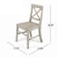 Chaise d'appoint en bois massif Gelacio-27468819
