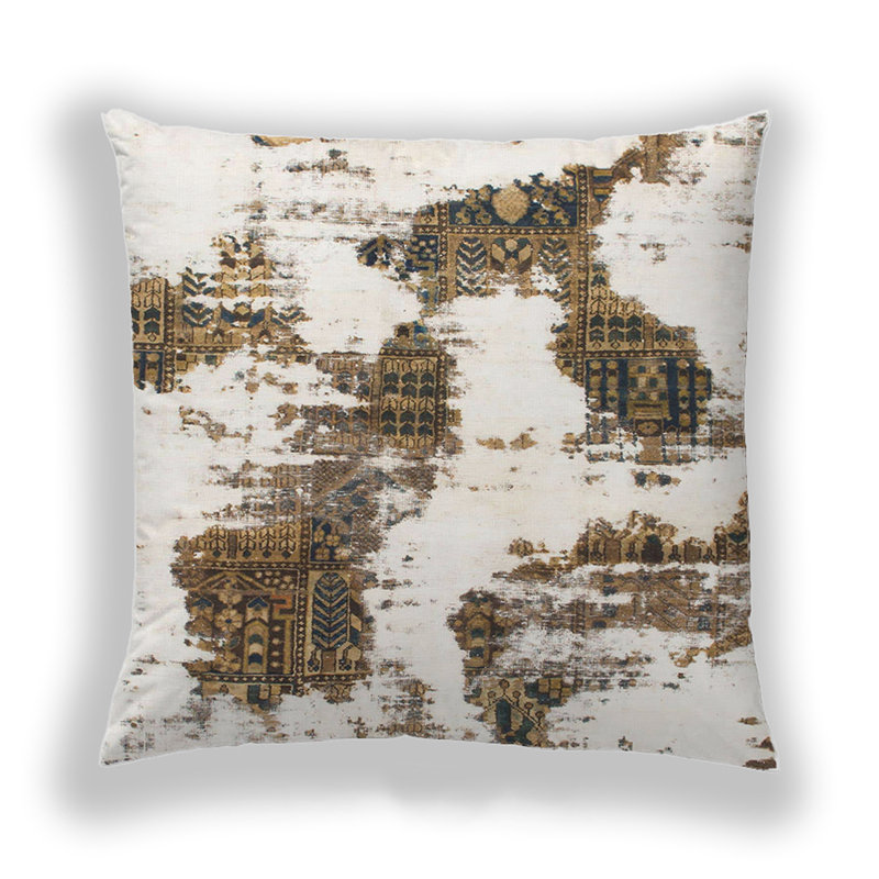 Coussin décoratif abstrait 1056, Microsuède