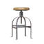 Swivel Adjustable Height Counter Stool with Metal Frame