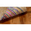 Tapis en jute de coton tissé à la main Plympt-1357909903