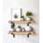 Emerald Lee 2 Piece Oak Bracket Shelf-94426832