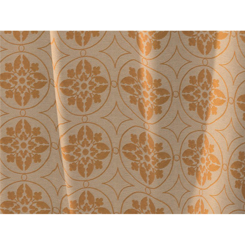 Heilwood Eyelet Opaque Single Curtain, Curry, 145cm Width x 145cm Drop