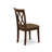 5 Piece Modern Dining Table Set Includes a Rectangle Wooden Table with Butterfly Leaf and 4 Linen Fabric Kitchen Dining Chairs, Mahogany-206533846
