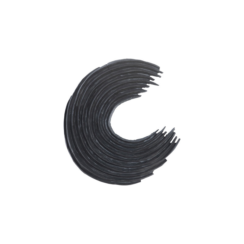 Art mural Swoop, bois noir, grand