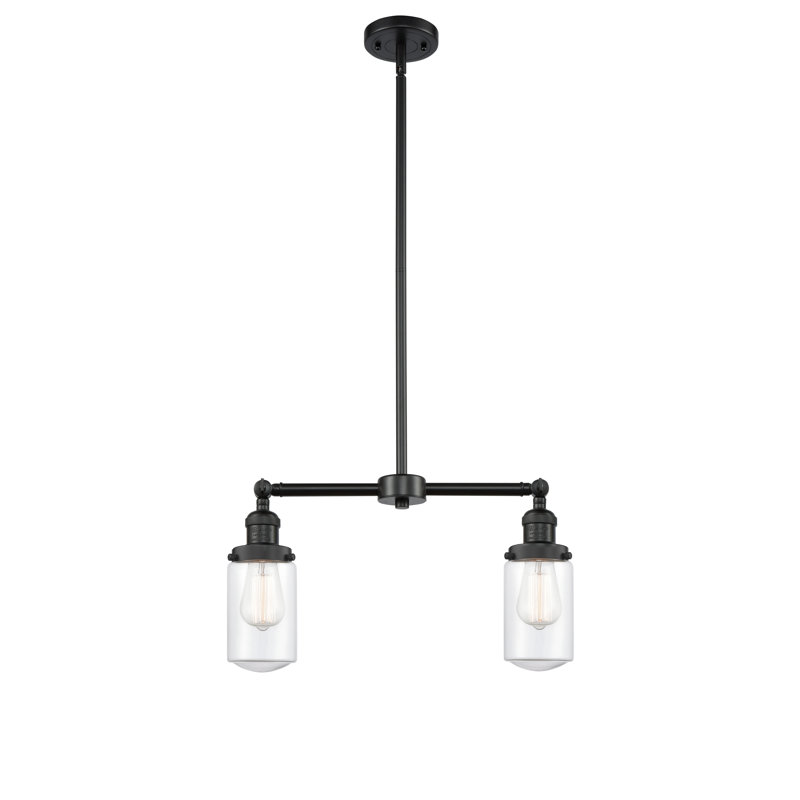 Saroyan 2 - Light Kitchen Island Pendant, Clear, Satin Gold