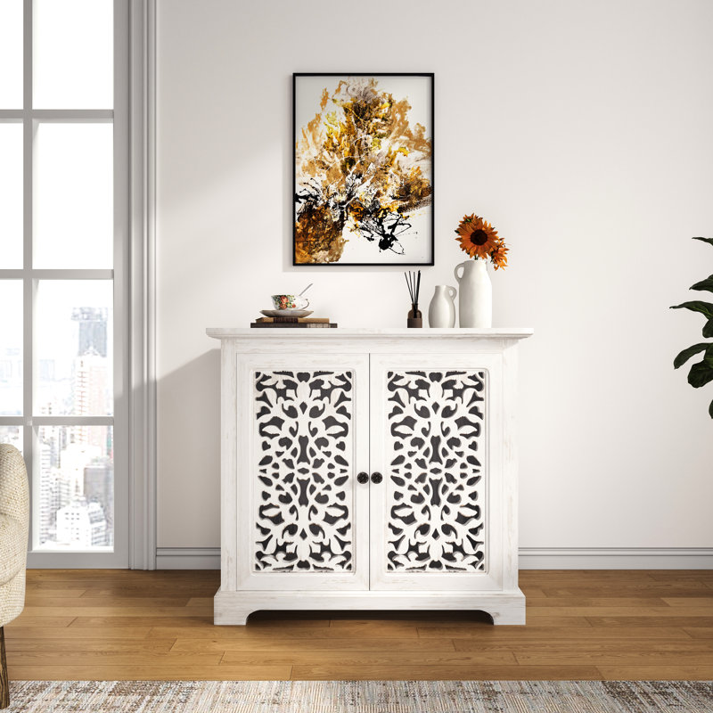 Buffet armoire de rangement style antique pour le salon