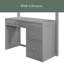 Lit mezzanine 5 tiroirs avec bureau Haddy par Harriet Bee-914298995-914298993