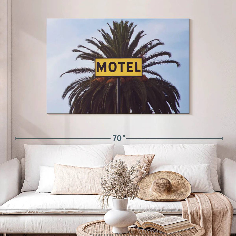 Motif tropical rétro, H 32 po x l 48 po