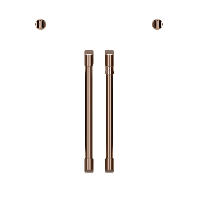 French Door Wall Oven Handle Kit, Brushed Copper