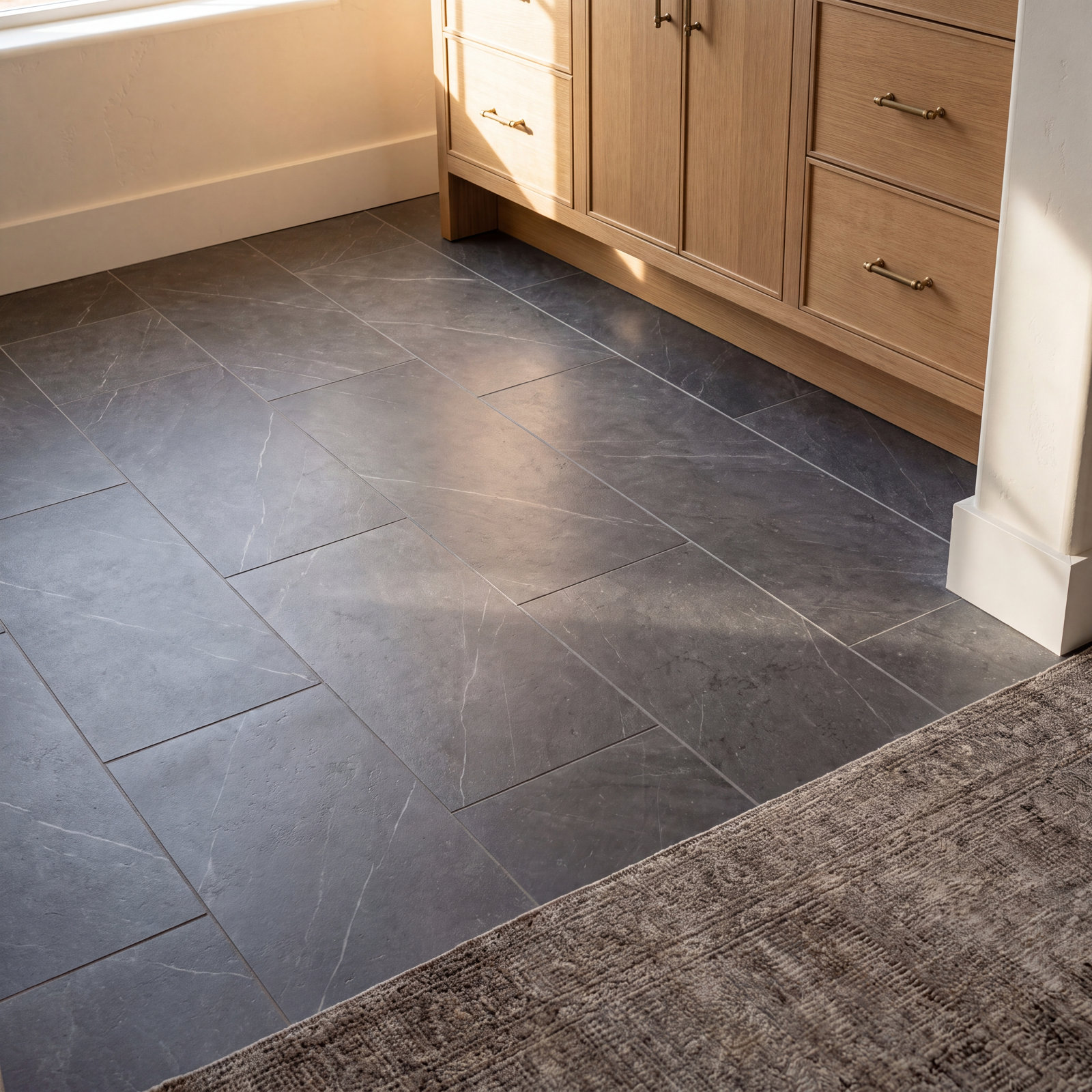 Camden 12" x 24" Gauged Slate Tile, Mist