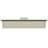 Endurathane Craftsman Crosshead with Bottom Trim, w/ Flat Keystone, 66" Bottom Width x 70" Top Width x 7 1/4"H x 1"P, Factory Primed-30773868
