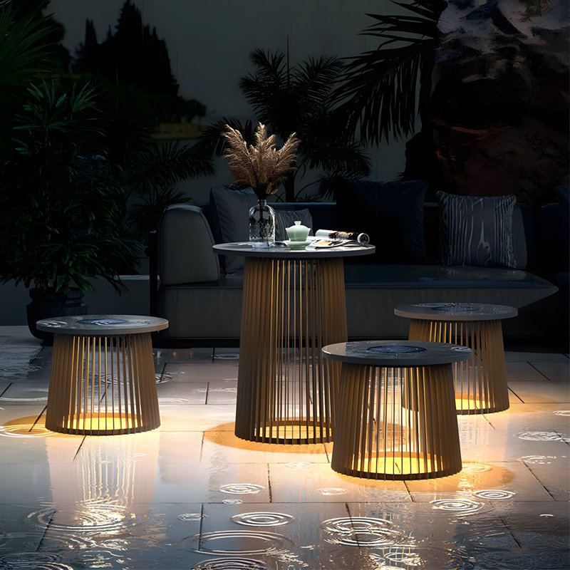 Integrated Led Floor Lamp End Table