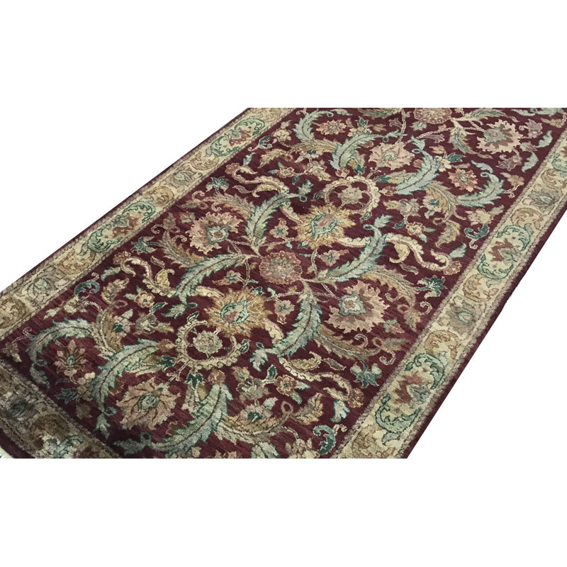 Crown One-of-a-Kind 3'10" X 12'4" Runner Wool Area Rug in