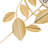 29.5X17.3” Silent Gold Wall Clock