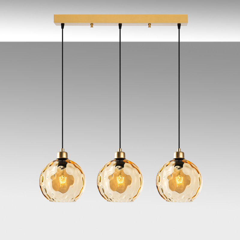 Sheen Chandelier, Gold, Yellow