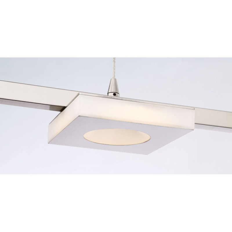 Luminaire suspendu linéaire à 4 lumières pour îlot de cuisine Acuff