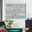 Reproduction d’art textuel sur toile tendue « Life is rit »-18163877