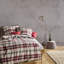 Lech Chequered Duvet Cover Set with Pillow Shams Included