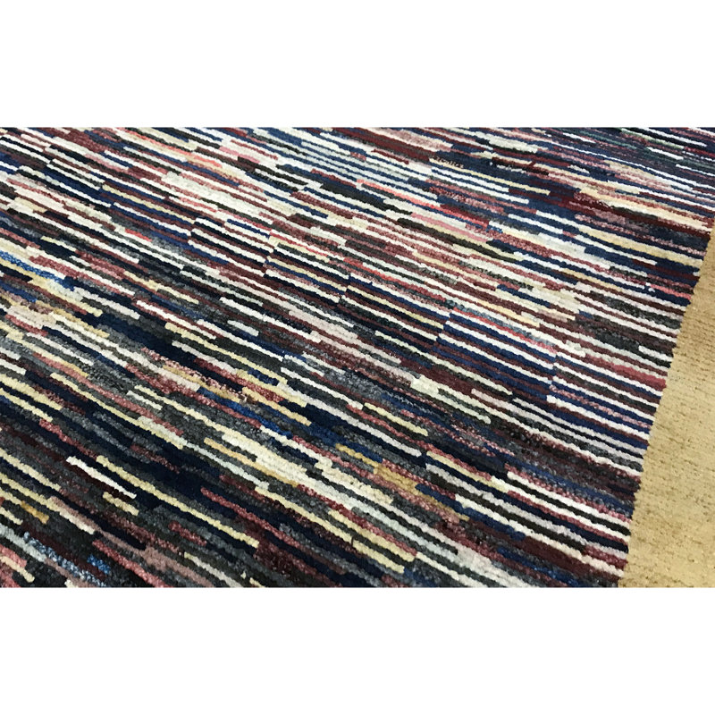 Hand-Knotted High-Quality Purple Area Rug
