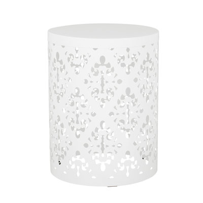 Outdoor Metal End Table -Large