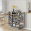 Armoire de rangement pour garde-manger autoportante avec 12 tablettes de porte, portes doubles et tablettes réglables pour un espace de cuisine organisé et élégant-2055365655-2055365654