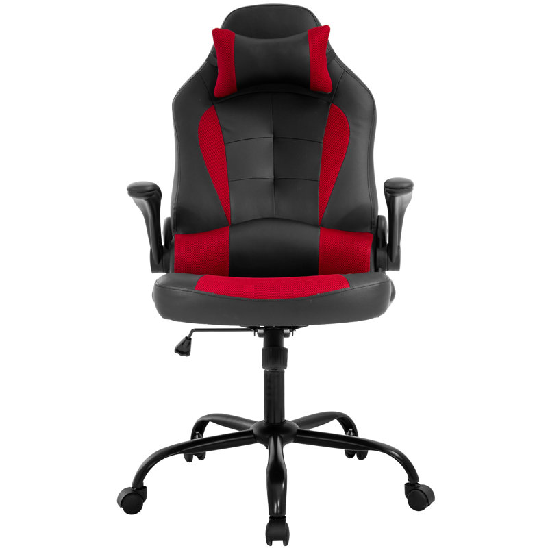 Gaming Chair Height Adjustable PC Gaming Chair, Ergonomic Swivel Rolling Desk Chair for Gaming, Home Office and Computer Workstation